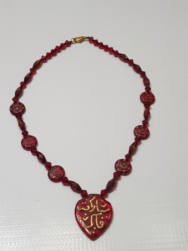 HAC YADİGARI CAM KOLYE GERDANLIK