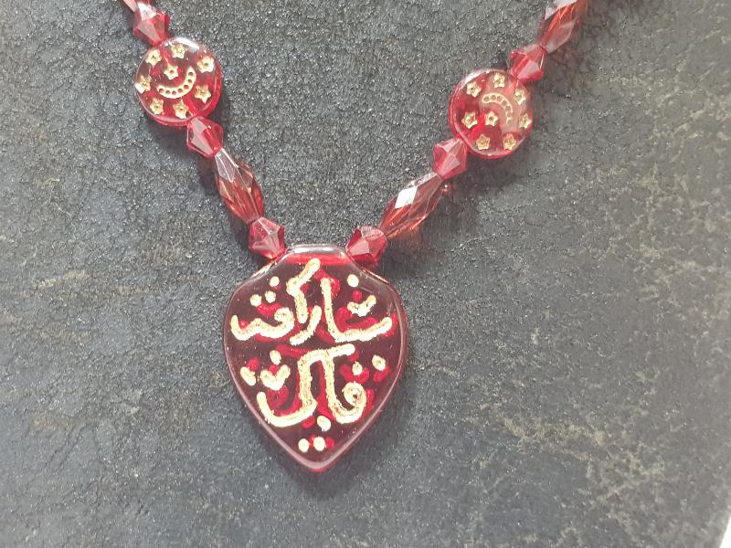 HAC YADİGARI CAM KOLYE GERDANLIK