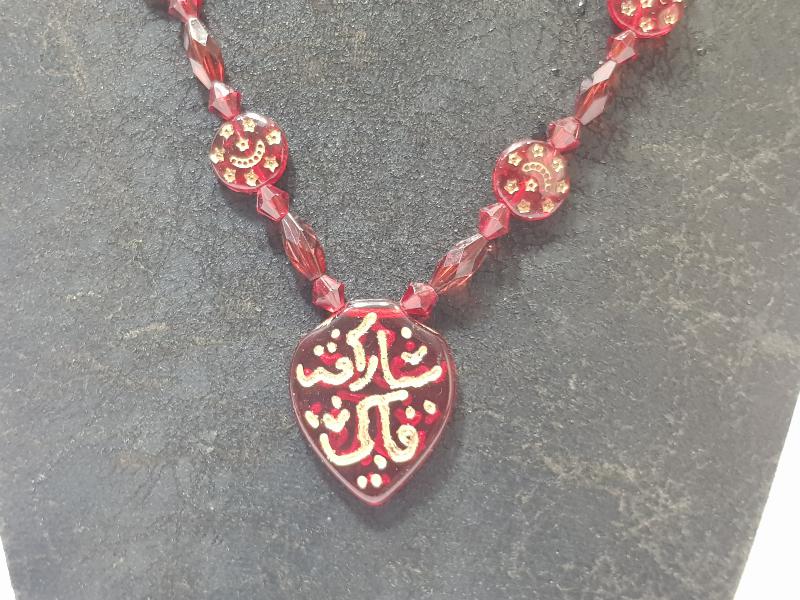 HAC YADİGARI CAM KOLYE GERDANLIK