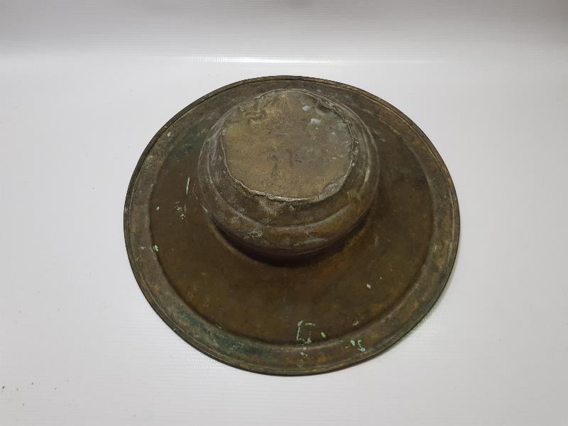 OSMANLI DÖNEMİ ALİMZADE ÖMER EFENDİ DAMGALI TOMBAK İBRİK ALTLIĞI