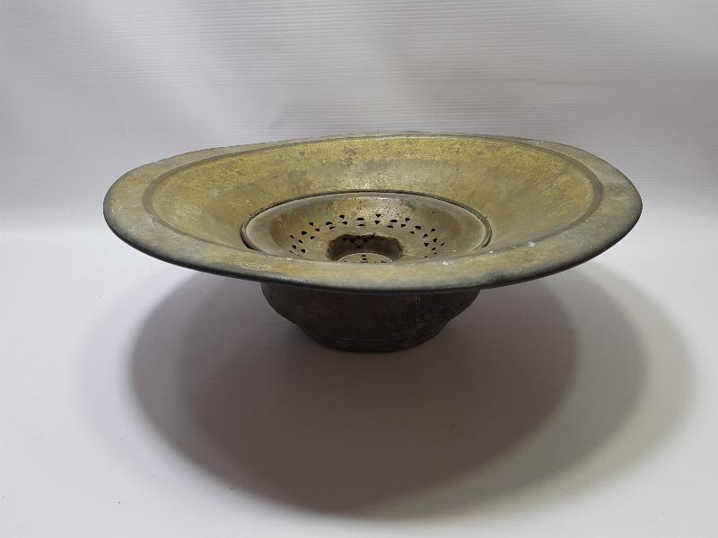 OSMANLI DÖNEMİ ALİMZADE ÖMER EFENDİ DAMGALI TOMBAK İBRİK ALTLIĞI