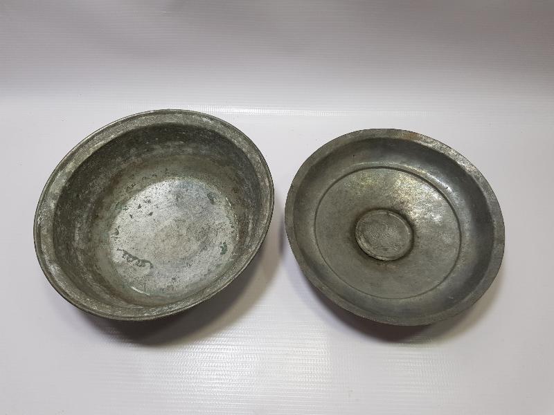 OSMANLI DÖNEMİ ÜZERİ OSMANLICA YAZILI HİLALİ AHMER TENCERE