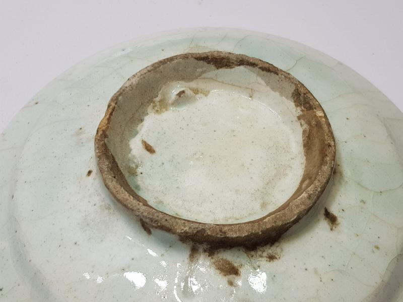 OSMANLI DÖNEMİ 1896 TARİHLİ VE OSMANLICA YAZILI SERAMİK TABAK