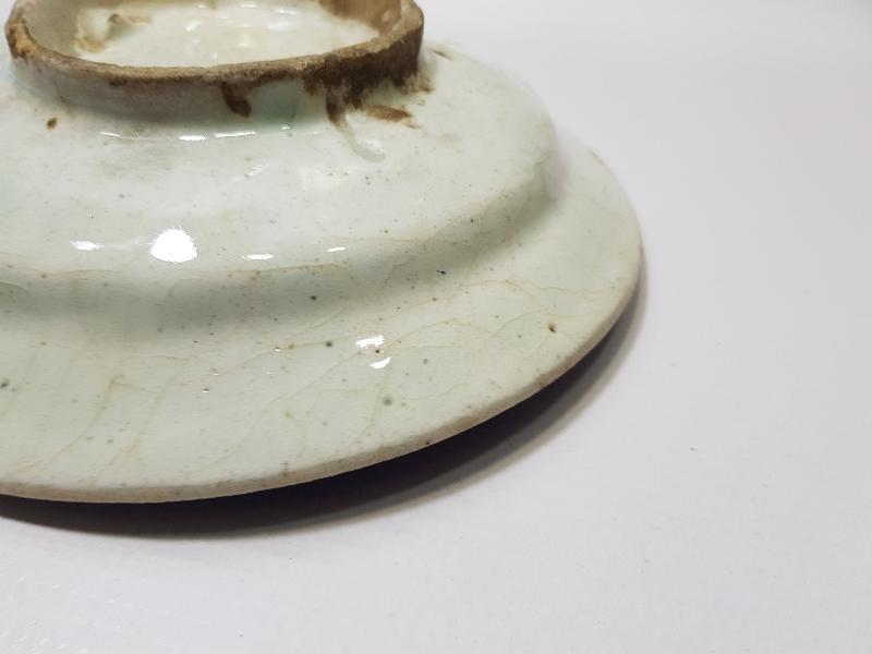 OSMANLI DÖNEMİ 1896 TARİHLİ VE OSMANLICA YAZILI SERAMİK TABAK