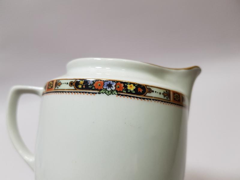 SMANLI DÖNEMİ SAMUEL MITRANI FILS STAMBUL DAMGALI PORSELEN SÜTLÜK