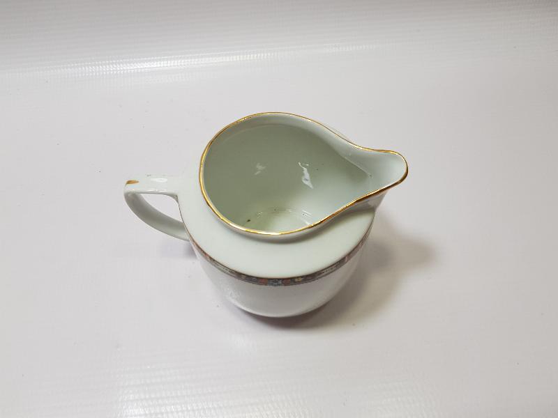 SMANLI DÖNEMİ SAMUEL MITRANI FILS STAMBUL DAMGALI PORSELEN SÜTLÜK