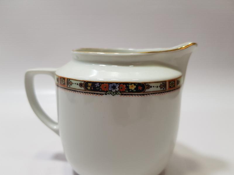 SMANLI DÖNEMİ SAMUEL MITRANI FILS STAMBUL DAMGALI PORSELEN SÜTLÜK