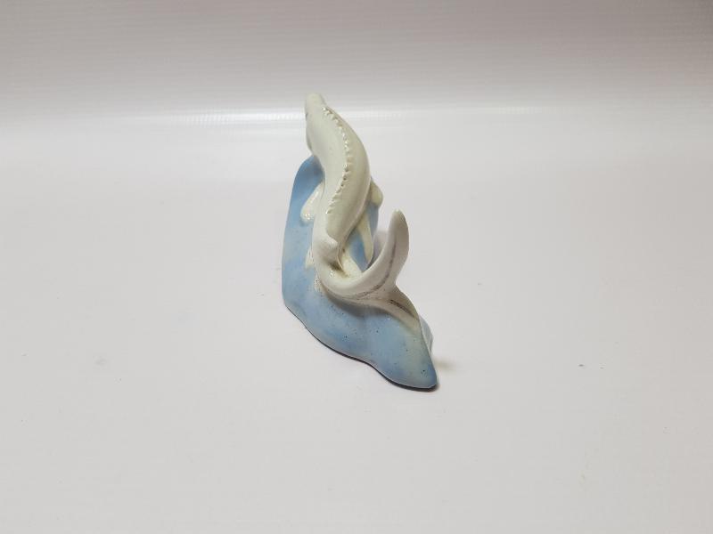 ANTİKA MERSİN BALIĞI FORMLU PORSELEN BİBLO