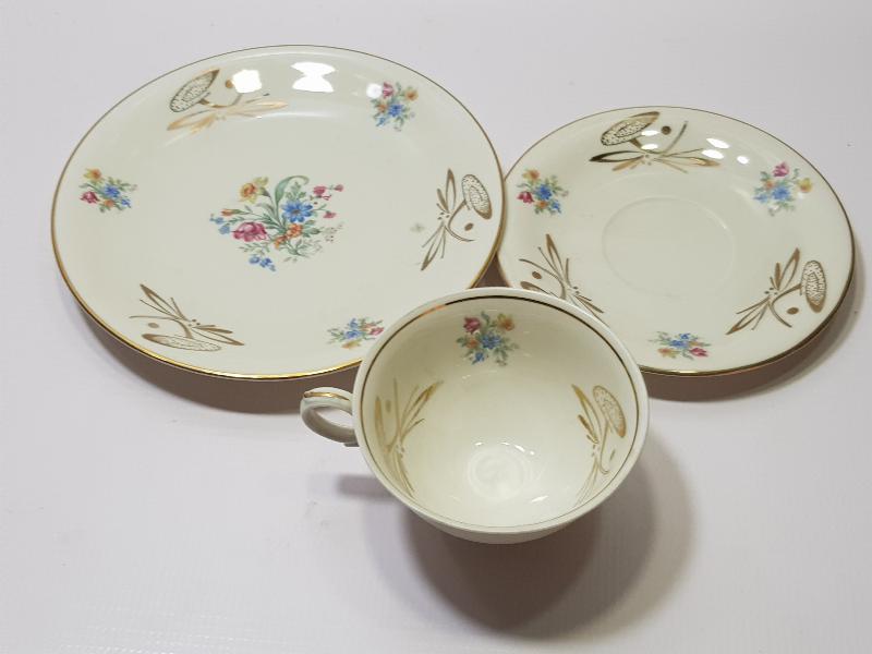 ALTIN VARAKLI BAVARIA TRİO ÇAY - KAHVE TAKIMI