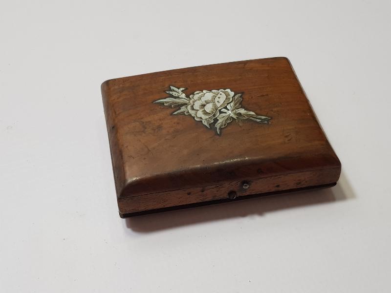 OSMANLI DÖNEMİ BOSNA İŞİ AHŞAP SİGARA TABAKASI