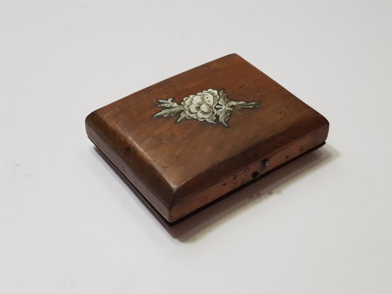 OSMANLI DÖNEMİ BOSNA İŞİ AHŞAP SİGARA TABAKASI