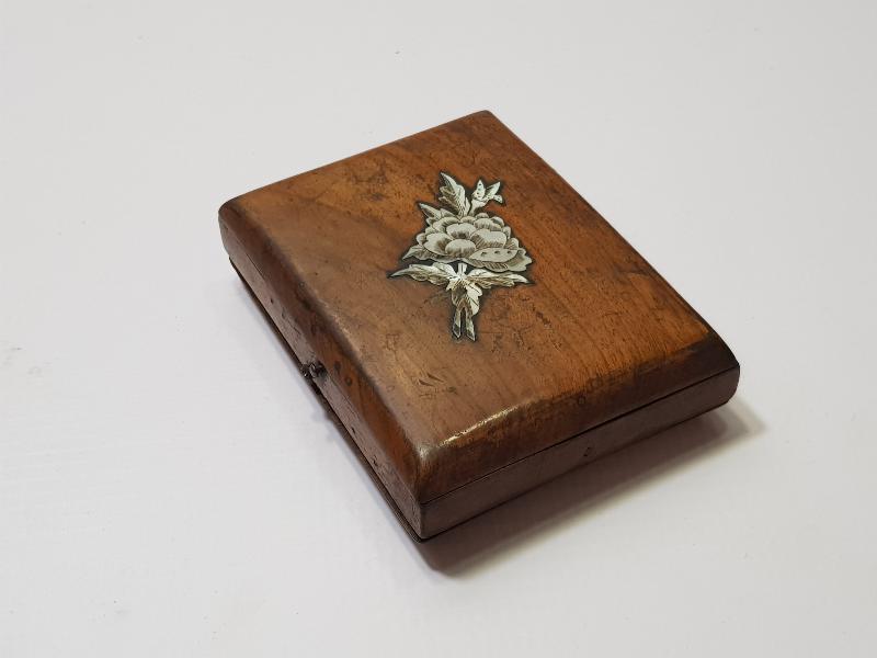 OSMANLI DÖNEMİ BOSNA İŞİ AHŞAP SİGARA TABAKASI