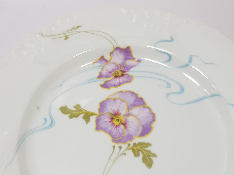 OSMANLI DÖNEMİ SMYRNE DAMGALI PORSELEN TABAK