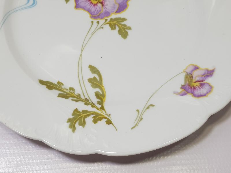 OSMANLI DÖNEMİ SMYRNE DAMGALI PORSELEN TABAK