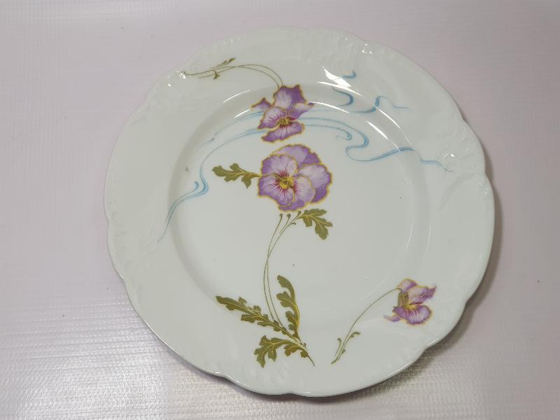 OSMANLI DÖNEMİ SMYRNE DAMGALI PORSELEN TABAK