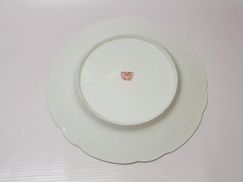 OSMANLI DÖNEMİ SMYRNE DAMGALI PORSELEN TABAK