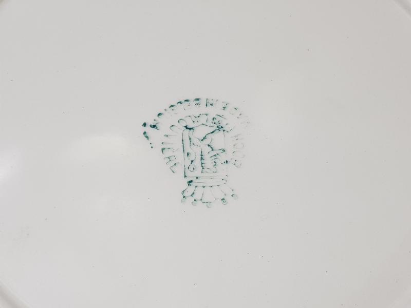 OSMANLI DÖNEMİ HOROZLU PORSELEN TABAK