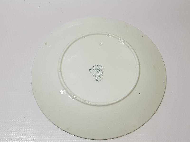 OSMANLI DÖNEMİ HOROZLU PORSELEN TABAK