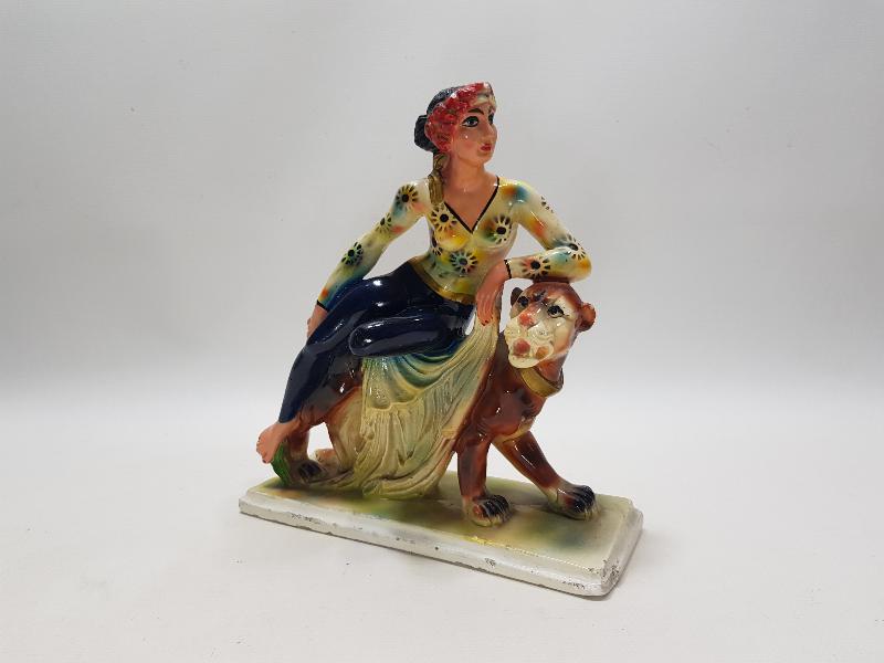 ANTİKA KAPLANLI KADIN BİBLOSU