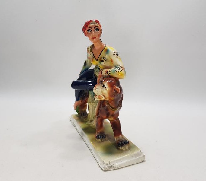 ANTİKA KAPLANLI KADIN BİBLOSU