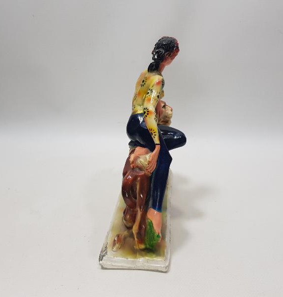 ANTİKA KAPLANLI KADIN BİBLOSU