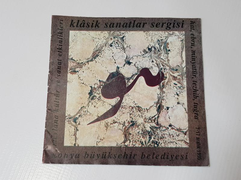 1995 KONYA HAT SERGİSİ BROŞÜRÜ