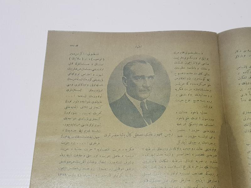 TEVFİK FİKRET VE ATATÜRK GÖRSELLİ İÇTİHAD DERGİSİ