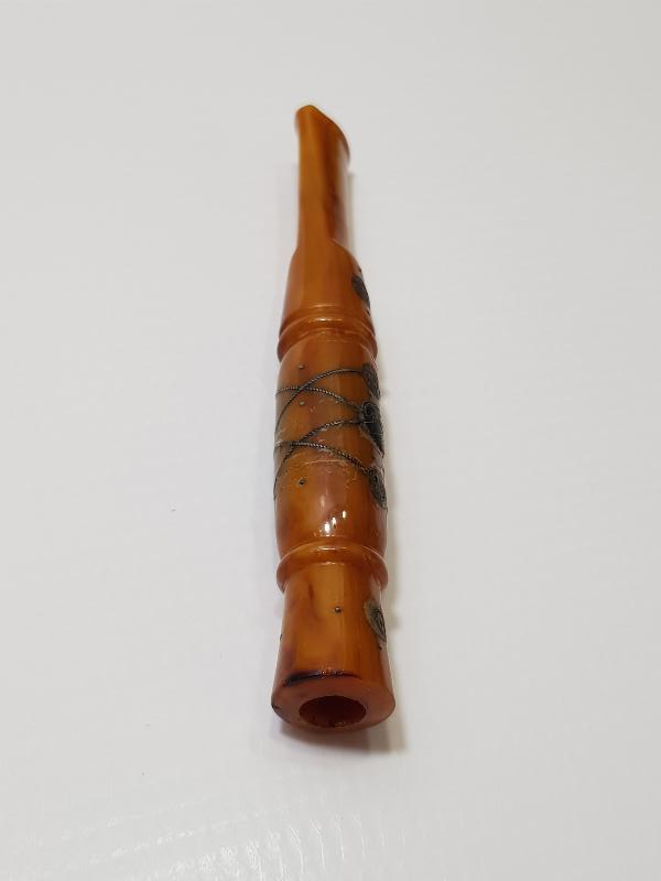 OSMANLI DÖNEMİ GÜMÜŞ ÇAKMA İŞÇİLİKLİ KATALİN AĞIZLIK