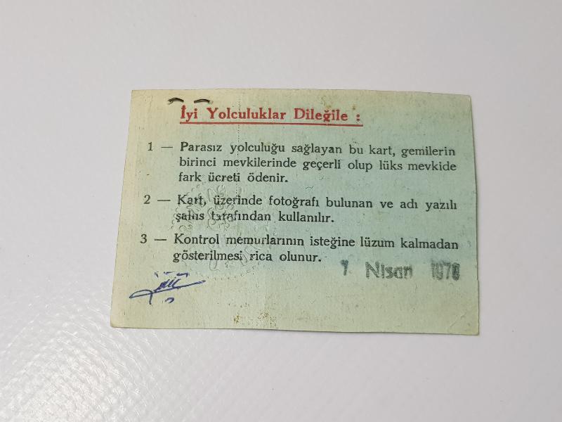 İSTİKLAL MADALYASI SAHİPLERİNE MAHSUS SERBEST KART