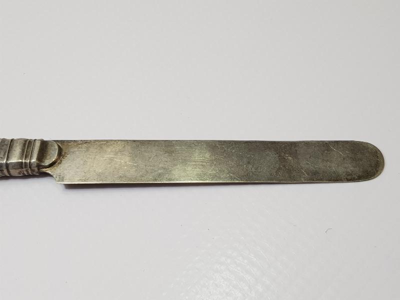 ANTİKA FİL DİŞİ SAPLI GÜMÜŞ MEYVE BIÇAĞI