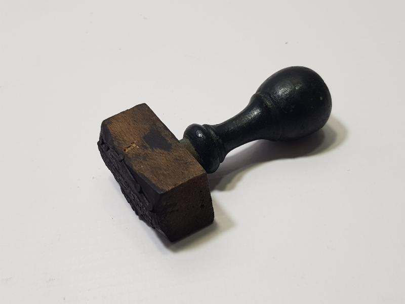 OSMANLICA BALIKESİR TİCARET VE ZAHİRE BORSASI MÜHRÜ