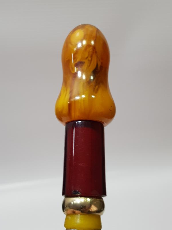 OSMANLI DÖNEMİ KATALİN VE KEHRİBAR NARGİLE MARPUÇU