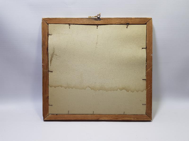 1931 TARİHLİ FETİH SURESİ NİN İLK AYETİ YAZILI CAM ALTI HAT LEVHA