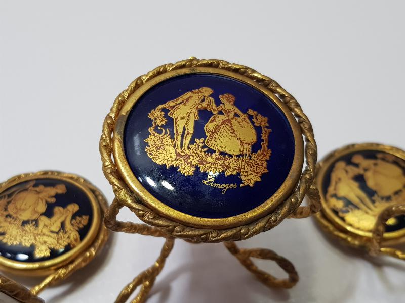 LİMOGES MİNYATÜR MASA VE SANDALYE BİBLOSU