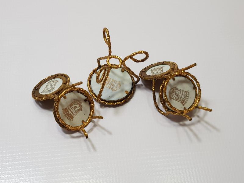 LİMOGES MİNYATÜR MASA VE SANDALYE BİBLOSU