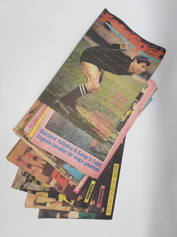 1967 TARİHLİ 21 ADET FOTOSPOR DERGİSİ
