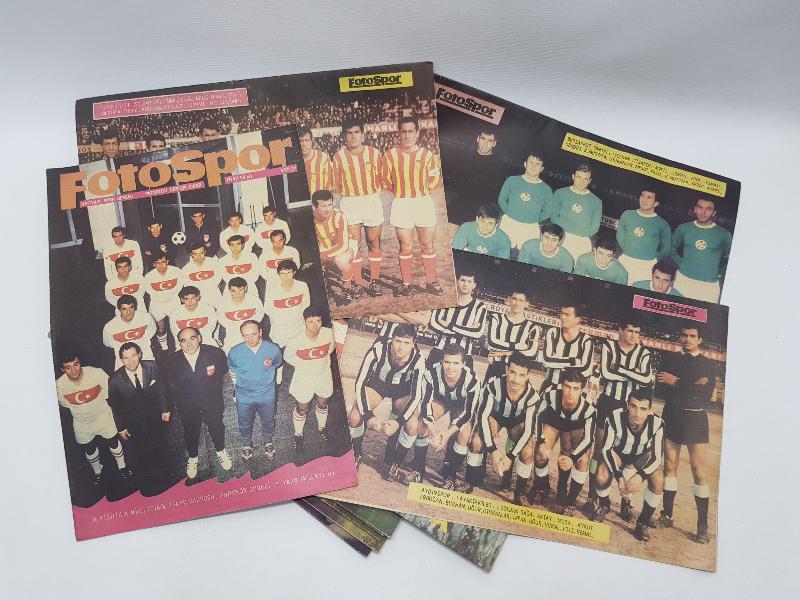 1967 TARİHLİ 21 ADET FOTOSPOR DERGİSİ