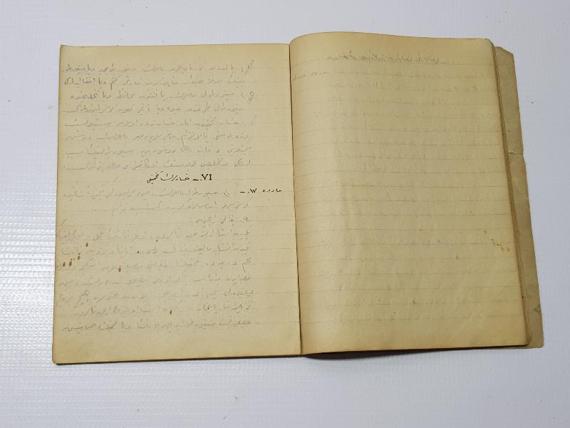 OSMANLICA EL YAZMA KANUNLAR DEFTERİ