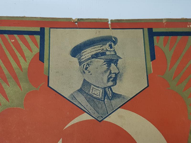 1930'LARDAN ATATÜRK RESİMLİ UMUM MÜTEKAİDİNİ ASKERİYE CEMİYETİ TAKVİM ALTLIĞI