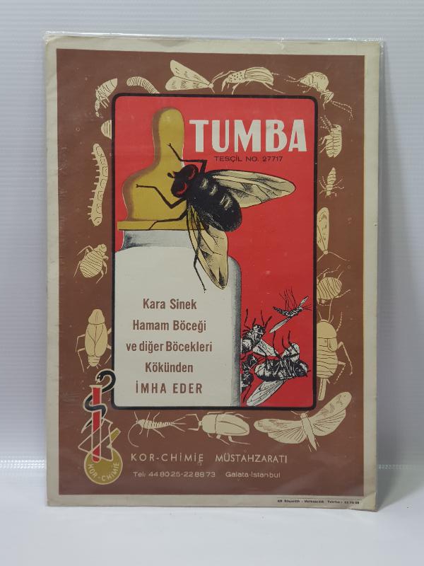 TUMBA HAŞERE VE SİNEK İLACI REKLAMI