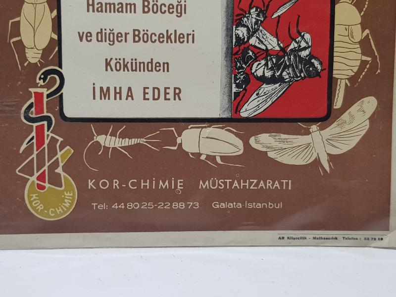 TUMBA HAŞERE VE SİNEK İLACI REKLAMI