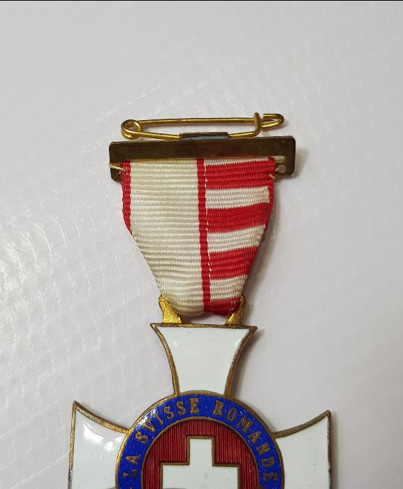 2. DÜNYA SAVAŞ DÖNEMİ İSVİÇRE MİNELİ HAÇ MADALYA