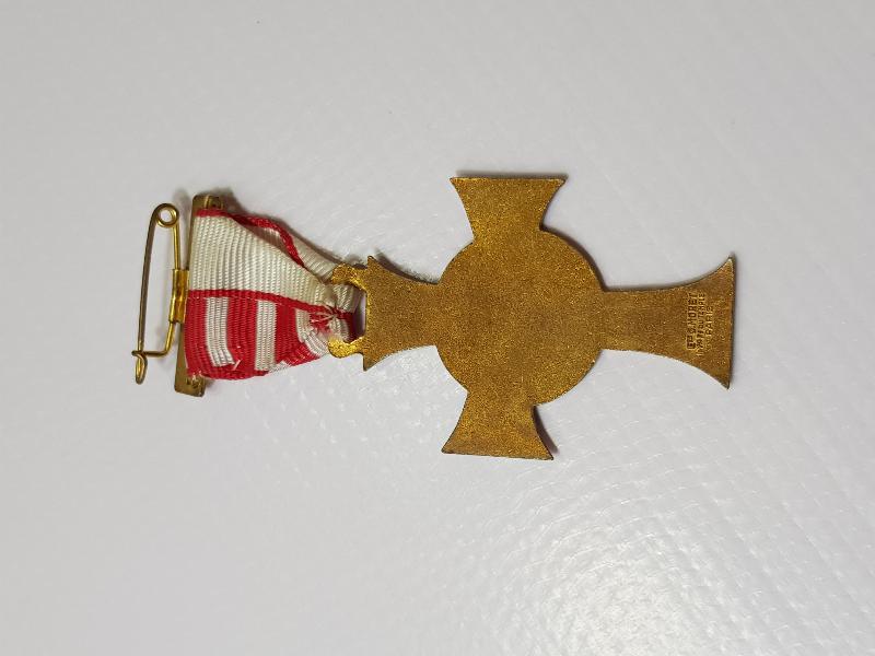 2. DÜNYA SAVAŞ DÖNEMİ İSVİÇRE MİNELİ HAÇ MADALYA