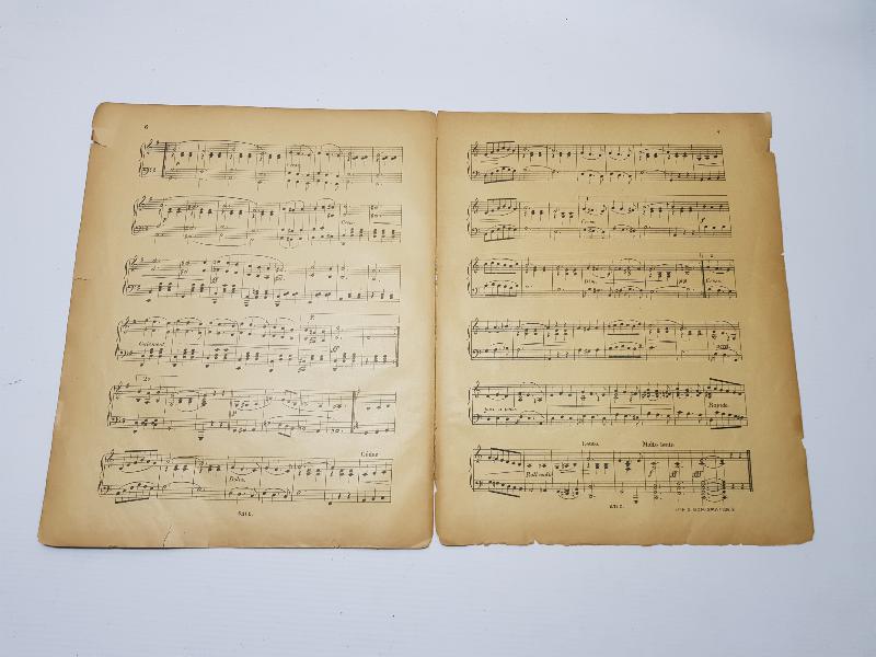 OSMANLI DÖNEMİ NAZARE-AGA PİYANO NOTA KİTAPÇIĞI