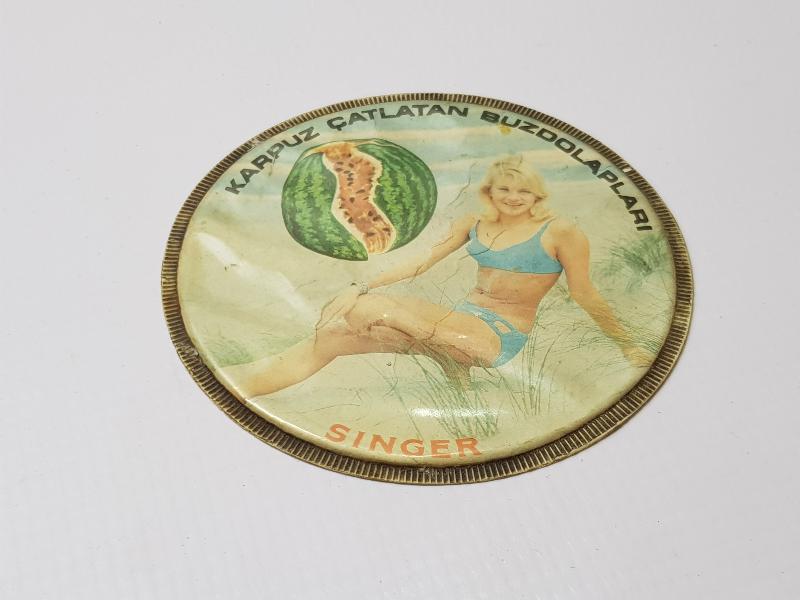 KARPUZ ÇATLATAN BUZDOLAPLARI REKLAMLI BARDAK ALTLIĞI