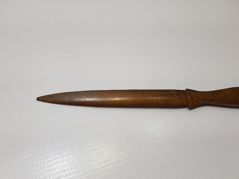 OSMANLI DÖNEMİ BALIK FORMLU ŞİMŞİR ZARF AÇACAĞI