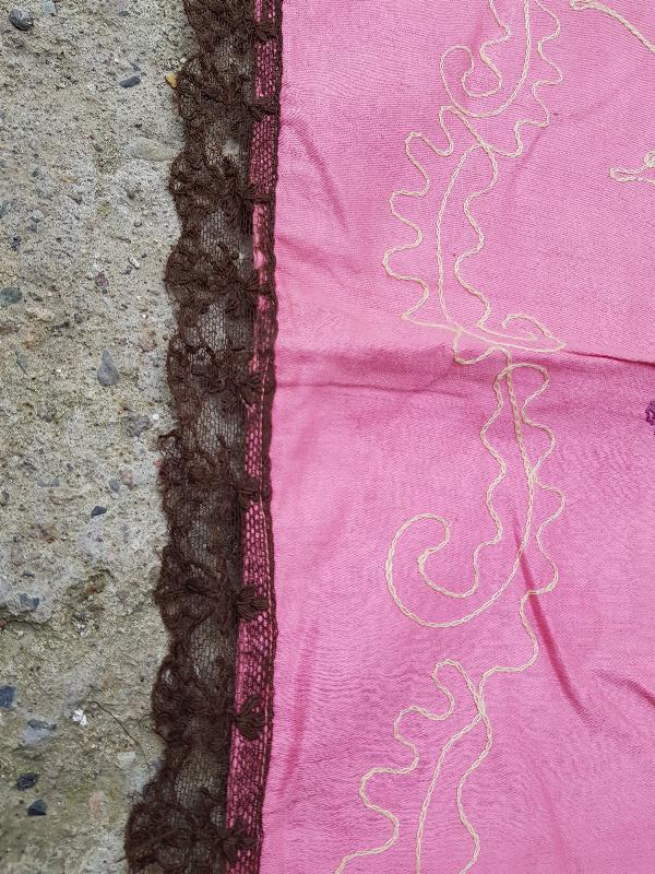 OSMANLI DÖNEMİ EL İŞLEME İPEK SECCADE