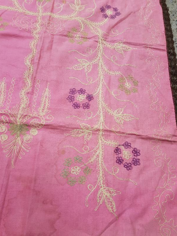 OSMANLI DÖNEMİ EL İŞLEME İPEK SECCADE