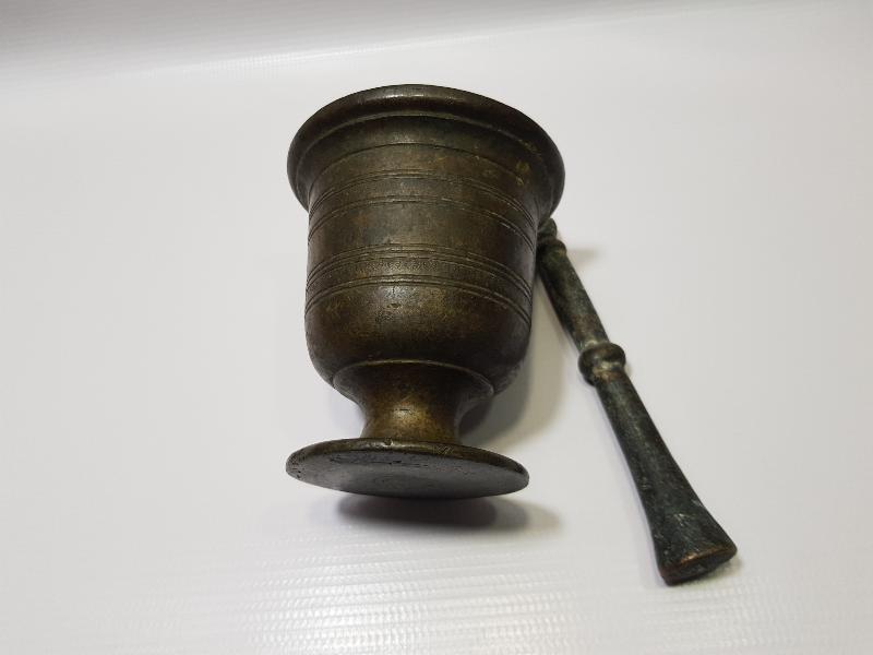 1901 TARİHLİ İZMİR İŞİ RUMCA YAZILI HAVAN