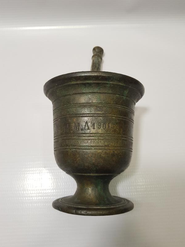 1901 TARİHLİ İZMİR İŞİ RUMCA YAZILI HAVAN